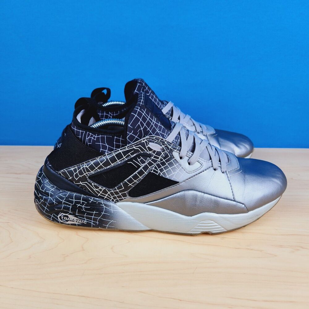 PUMA Trinomic Blaze of Glory Sock Lifestyle Mens Size 12 Silver lace up Sneakers